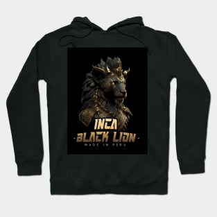 Inca Black Lion Hoodie